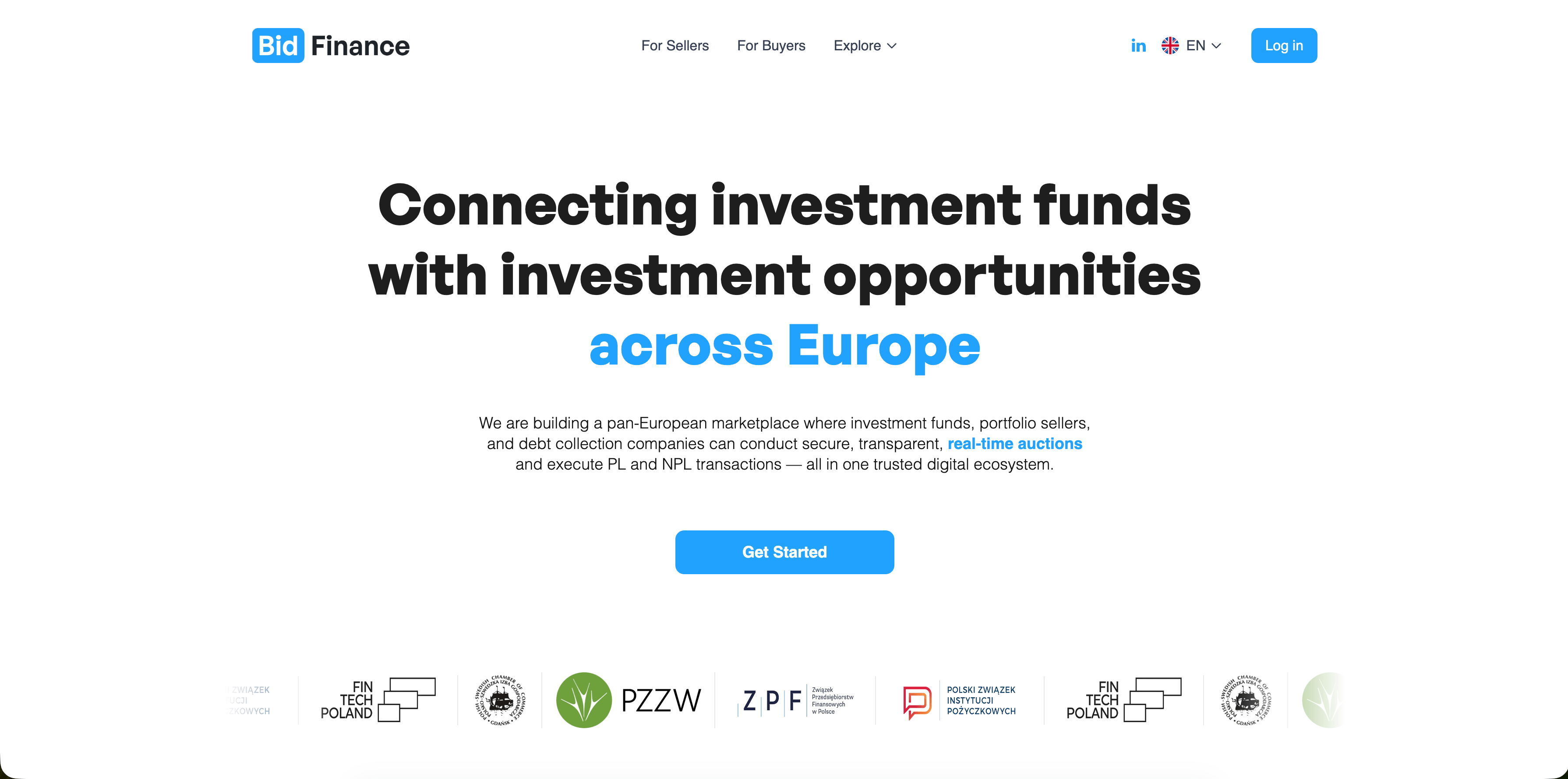 BidFinance auction marketplace preview
